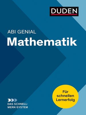 cover image of Abi Genial Mathematik